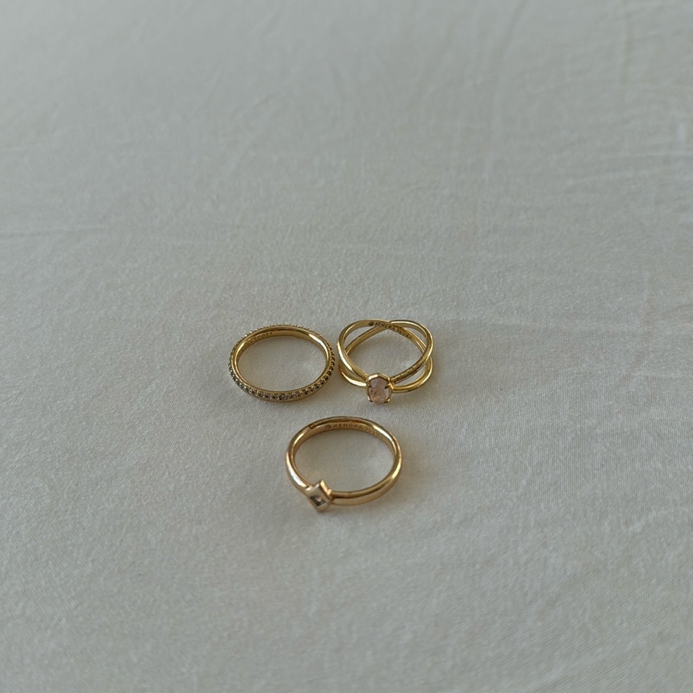 Kendra Scott ring bundle
